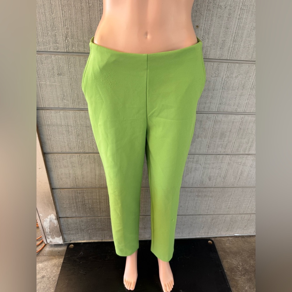 Rachel Zoe Lime Green Straight Leg Pants
